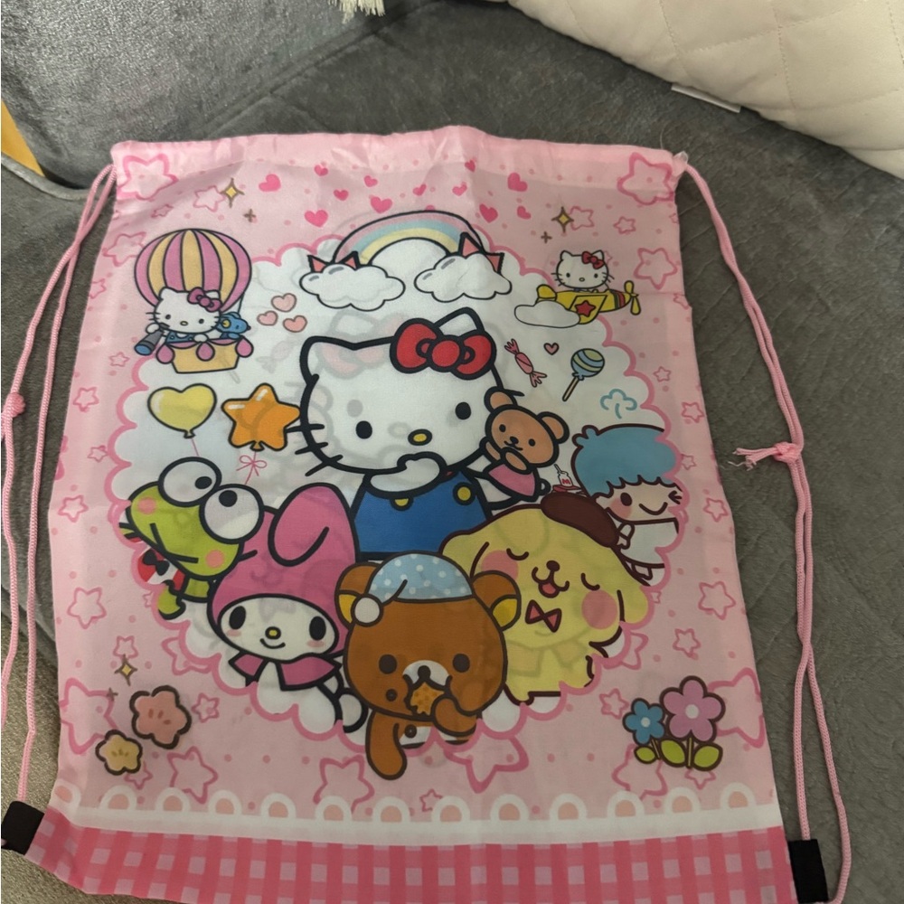 Hello Kitty and friends Character Drawstring Bag and pencil bag or cosmetic bags